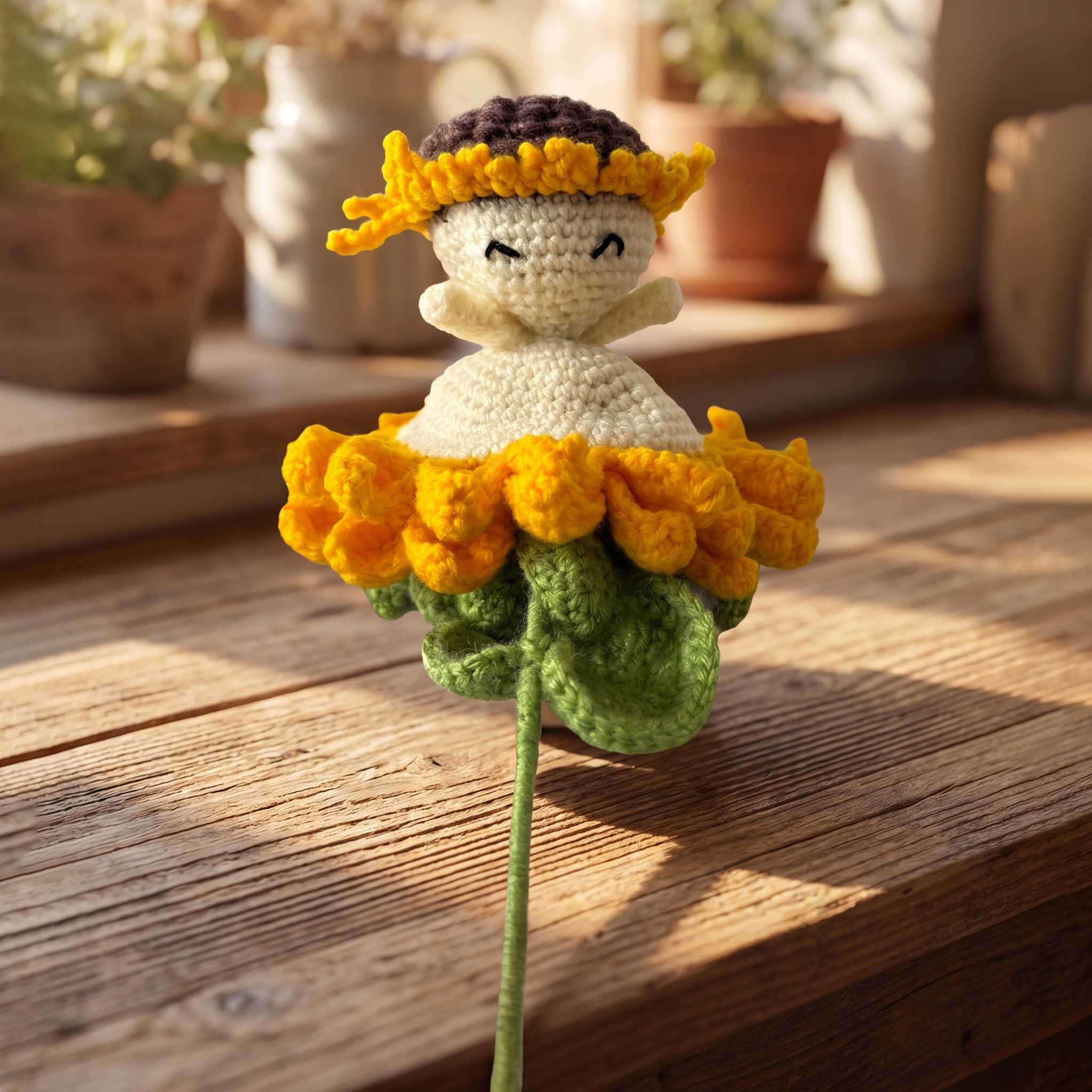 Petal Sunshine Princess - 2-in-1 Crochet Toy